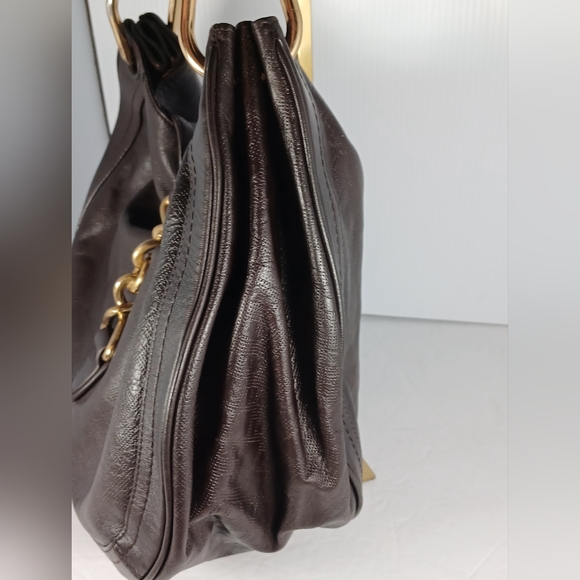 Bally dark brown Dasha hobo handbag - Picture 6 of 10